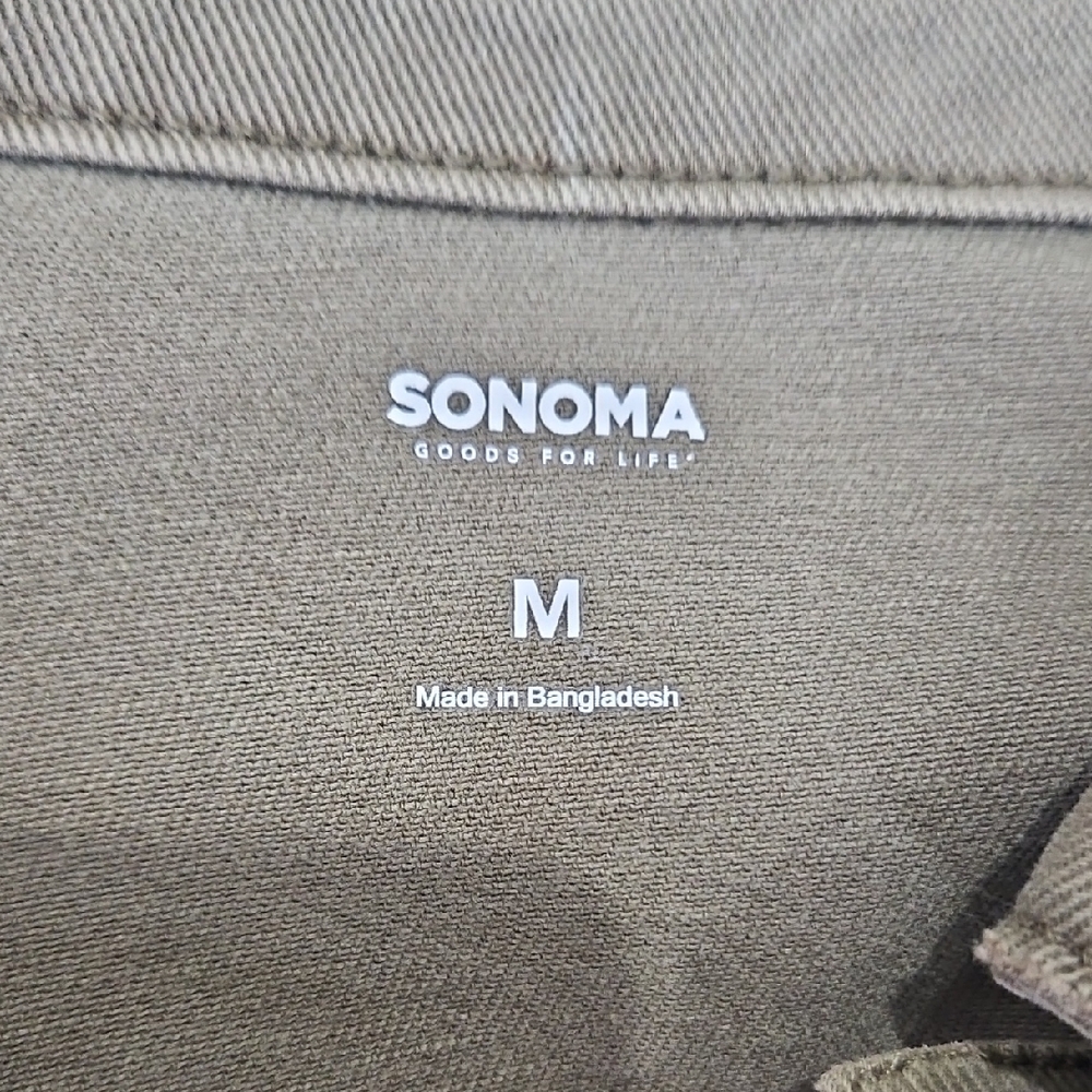 Sonoma Olive Green Jean Jacket - Picture 2 of 2